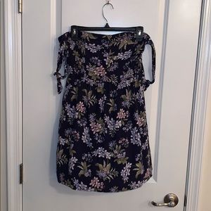 American Eagle Floral Off The Shoulder Dress